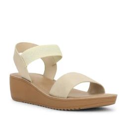 Bata Women's Off White Ankle Strap Sandals-picture-43
