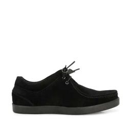 Carlo Romano Men's Black Derby Shoes-image-99