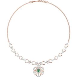 Joyalukkas 18k Gold & Diamond Grandeur Blossom Necklace-image-38