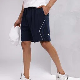 HRX by Hrithik Roshan Men Contrast Piping Detail Shorts-image-93