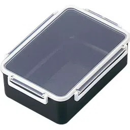 AS ONE ESD Parts Box ABS Lid & Polypropylene Body 272.5x198.0x97.0 mm, No.4 BK-image-10