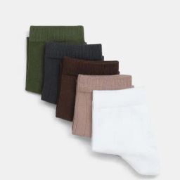 Jack & Jones Solid Cotton Socks Pack of 5-picture-11