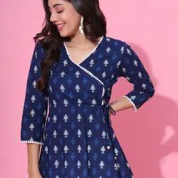 DECKEDUP Indigo Printed Tunic image 3
