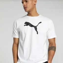 Puma teamRISE Football White Cotton Regular Fit Logo Printed Jersey-image-39