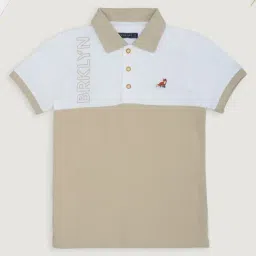 Pantaloons Junior Boys Fog Color Block Polo T-Shirt-picture-0