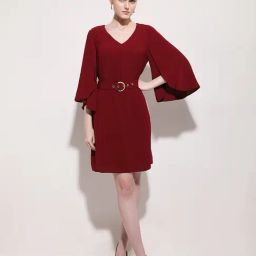 Vero Moda Red A Line Dress-image-34
