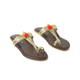 CHAAL CHALAN Women Ethnic One Toe Flats-image-87