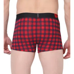 UnderJeans by Spykar Multicolor Check Trunks image 2
