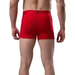 UnderJeans by Spykar Red Printed Trunks image 2