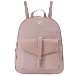 Sugarush Arne Pink PU Textured Backpack - 8.7 Ltrs-18