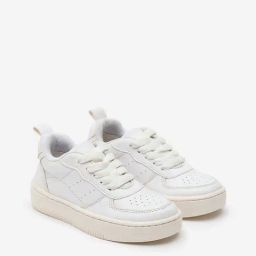 Yellow by Westside White Perforated Lace-Up Sneakers-picture-38