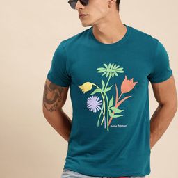 Being Human Floral Printed Pure Cotton T-shirt-picture-35