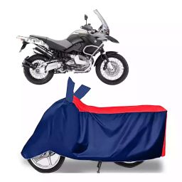 Auto Pearl Two Wheeler Cover with Bag for BMW 1200 GS, Red & Blue-image-43