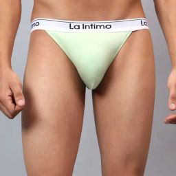 La Intimo Lime Green Comfort Fit Briefs-image-38