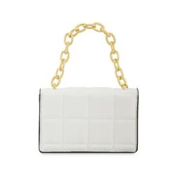 Fastrack MTO MTS White Quilted Medium Handbag image 5