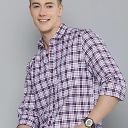 Mast & Harbour Men Standard Opaque Checked Casual Shirt-picture-38