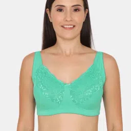 Zivame Green Plain Bralette Bra-image-45