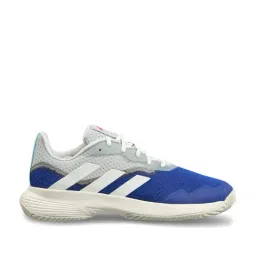 Adidas Men's CourtJam Control Blue Tennis Shoes-picture-34
