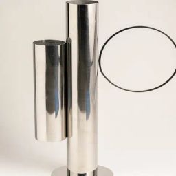 Whispering Homes Silver Silver Metal Flower Vase-33