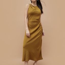 CODE by Lifestyle Women Textured A-Line Midi Dress-picture-49