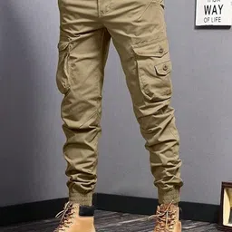 R.Code by The Roadster Life Co. Men High-Rise Trousers-image-52