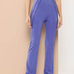 Alcis Women Solid Slim Fit Sports Track Pants With Side Striped Detail-picture-13