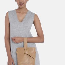 Fastrack MTO MTS Taupe Textured Medium Handbag-15