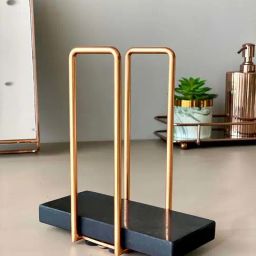 Mason Home Imperial Napkin Holder - Black & Rose Gold-image-28