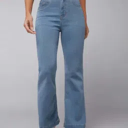 Dolce Crudo Blue Flared Fit Jeans-picture-37