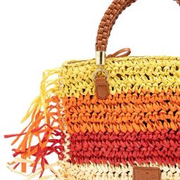 Hie Multicolor Color Block Medium Sling Handbag image 5