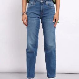 Lee Indigo Straight Fit High Rise Jeans-picture-17