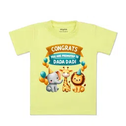 Arvesa Kids Typography Printed Cotton T-shirt-picture-36