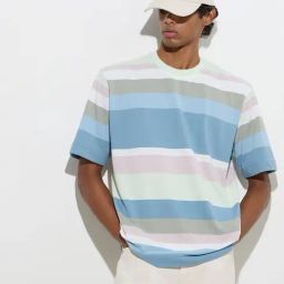 Nuon by Westside Multicolour Stripe Relaxed-Fit T-Shirt-11