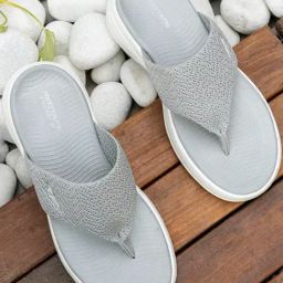 Red Tape Women's Go- Comfort Light Grey Flip Flops-picture-17