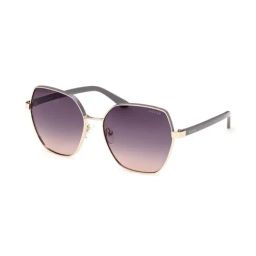 Guess GUS001086032BSG Grey UV Protected Hexagon Sunglasses for Women-picture-37