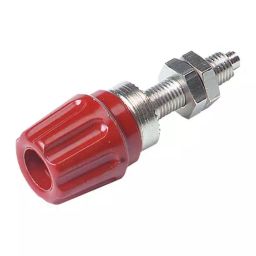 HIRSCHMANN TEST AND MEASUREMENT Binding Post 63A Red With Brass Contacts Nickel Plated, 930117101 (Pack of 100)-image-5