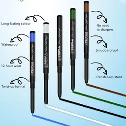 PERPAA Intense Set Of 3 Kohl Kajal Pencil - 0.35g Each - Black image 5