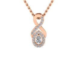 SHINE ETERNAL 18K Gold Lab Grown Infinite Spark Diamond Pendant - 1.164 g-picture-38