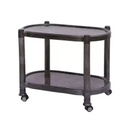 SUPREME Gama Plastic Ellipse Center Table Black-picture-30