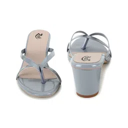 ZAIF Printed Block Mules with Bows image 3