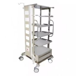 JE HOSPI 765 mm x 660 mm x 1400 mm Stainless Steel Monitor Trolley JHE-MT044-image-66