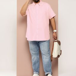 Sztori Men Plus Size Classic Oversized Casual Shirt-image-88