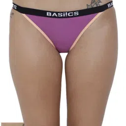 BASIICS by La Intimo Multicolor Cotton Bikini Panty( Pack Of 2 )-image-24