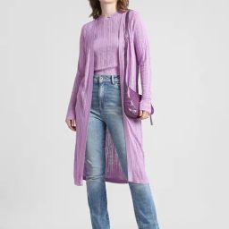 Only Lavender Regular Fit Long Shrug-picture-16