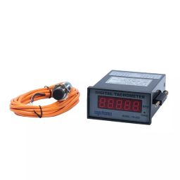 Systems Tech Panel Mount Digital Tachometer 60-50000 RPM with Proximity Switch Sensor, TM-803-83