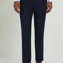 Allen Solly Sport Men Slim Fit Textured Formal Trousers-image-58