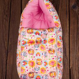 Mittenbooty Infant Sleeping Bag Velvet animal - Pink-image-13