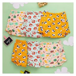 SuperBottoms Padded Underwear for 2-3Y Babies | Potty Training Pants for Mess-Free Diaper-Free Time | Jungle Jam | Pack of 6-15