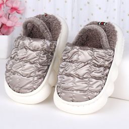 Oh! Pair Slip On Casual Shoes with Back Strap - Brown-image-3
