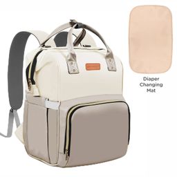 Motherly Envy Diaper Bag for Mothers for Travel, Maternity Bag for Newborn Baby Hospital Bag for Moms with Warranty and Complimentary Offers (Cream Grey)-19